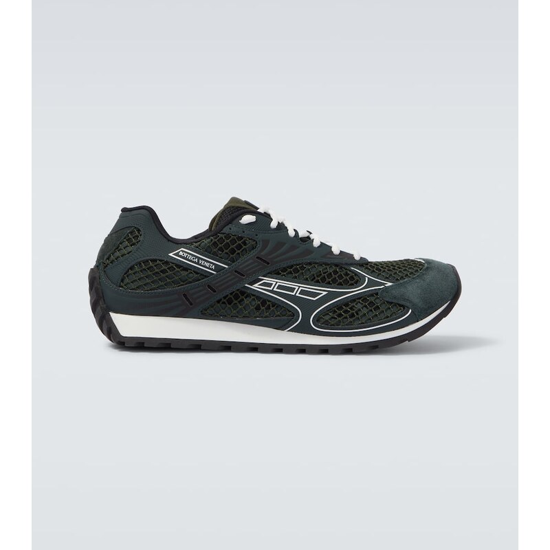 Bottega Veneta Orbit suede-trimmed sneakers