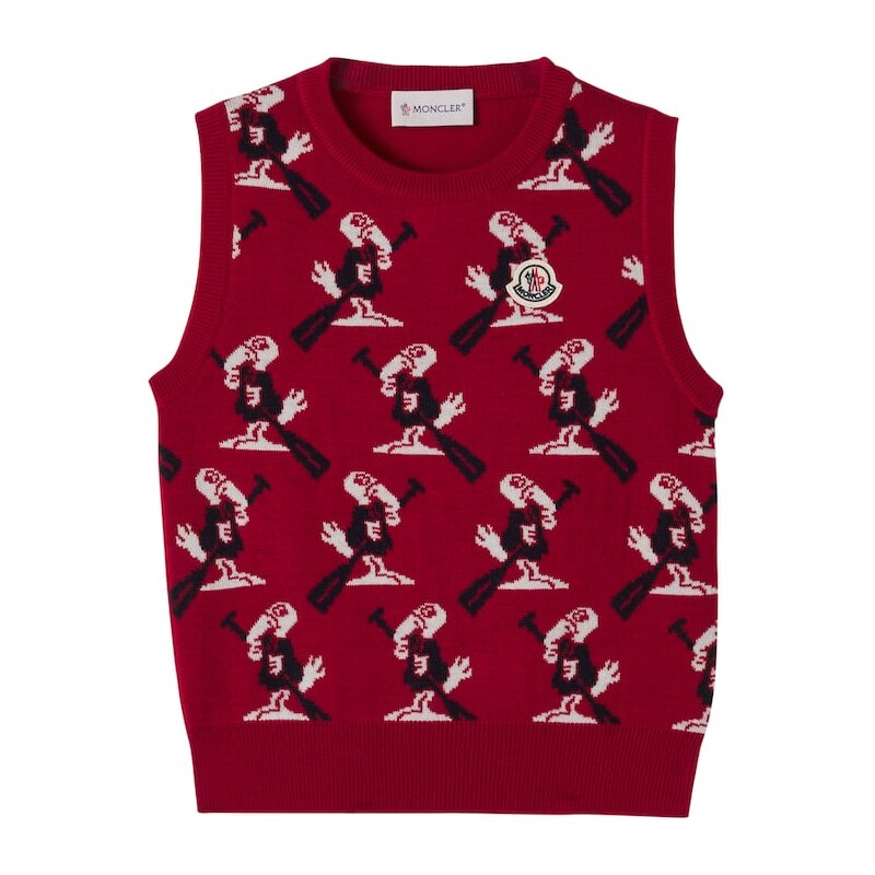 Moncler Enfant Virgin wool sweater vest