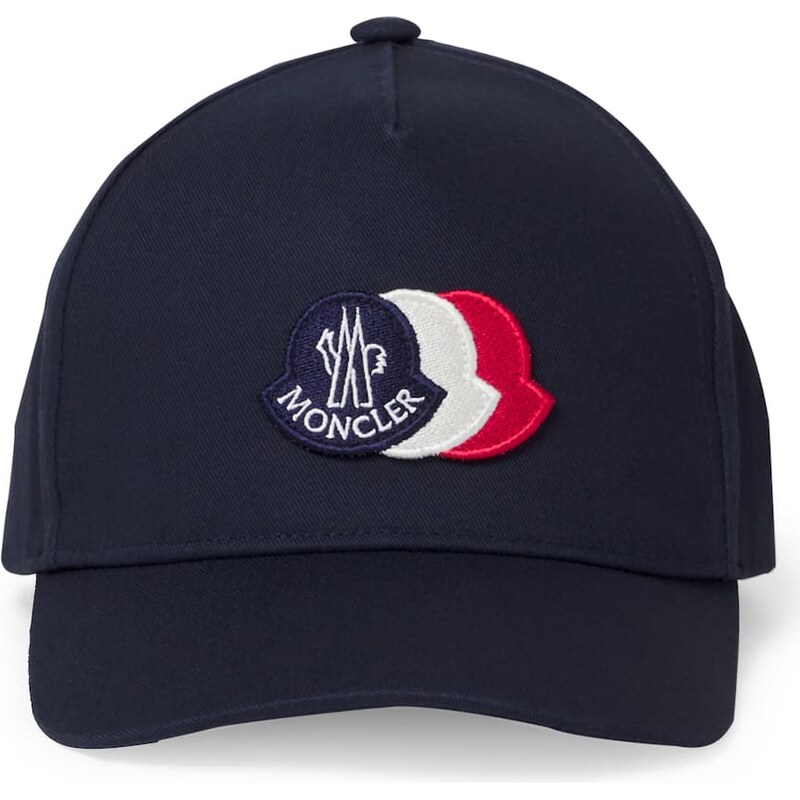 Moncler Enfant Embroidered logo cotton baseball cap