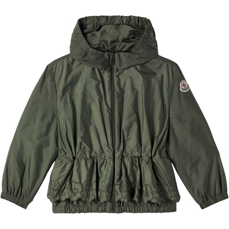 Moncler Enfant Manolya embroidered technical jacket