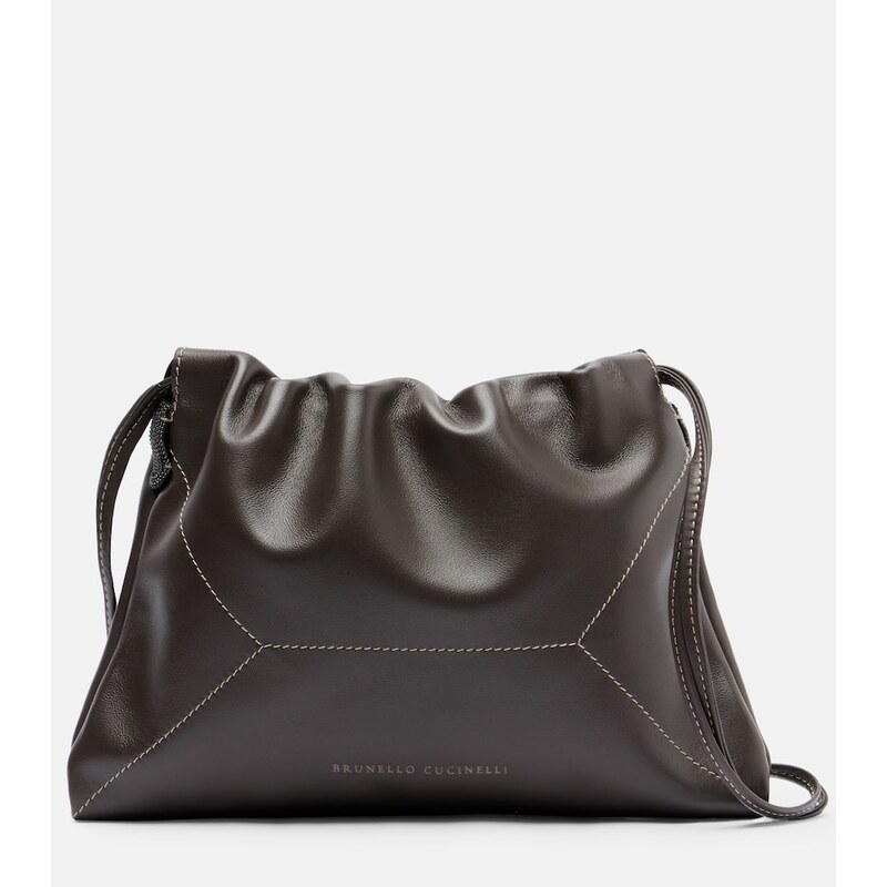 Brunello Cucinelli Mini leather crossbody bag