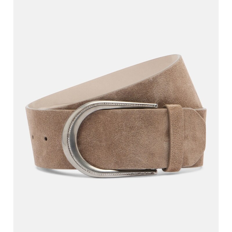 Brunello Cucinelli Monili suede belt