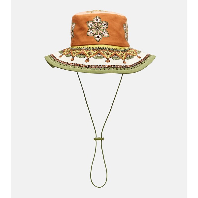 Alémais Printed cotton fedora