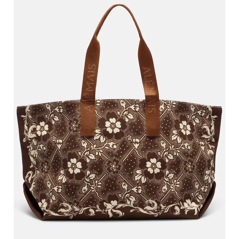 Alémais Floral canvas tote bag