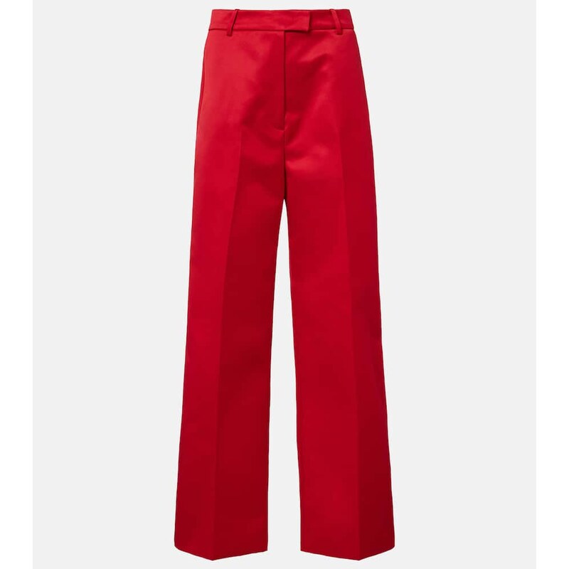 The Frankie Shop Brickell satin wide-leg pants