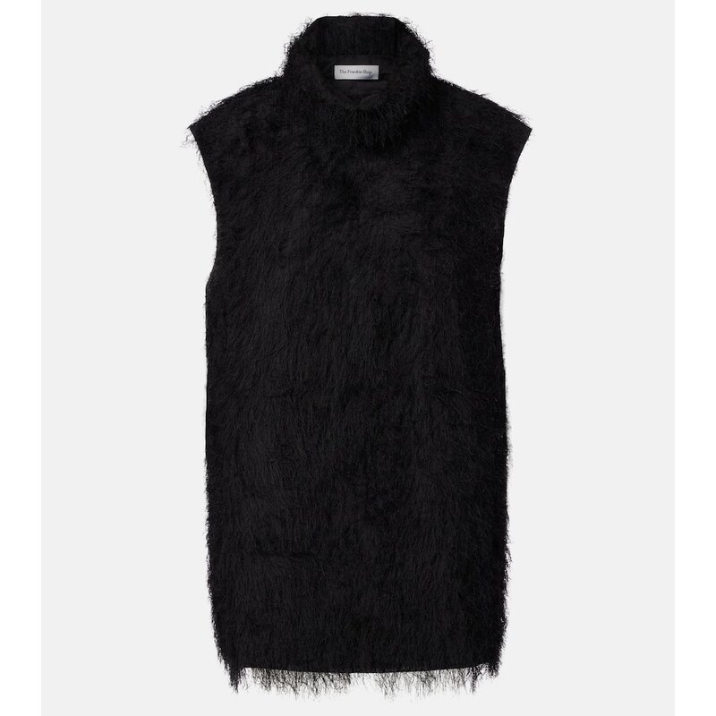 The Frankie Shop Lancy fringed minidress