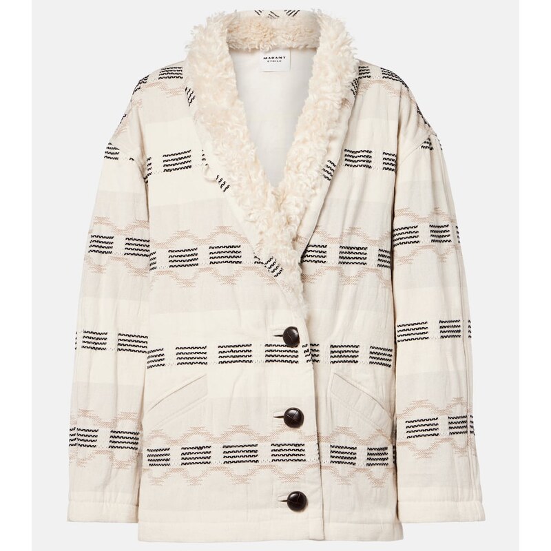 Marant Etoile Qayla cotton-blend jacquard jacket