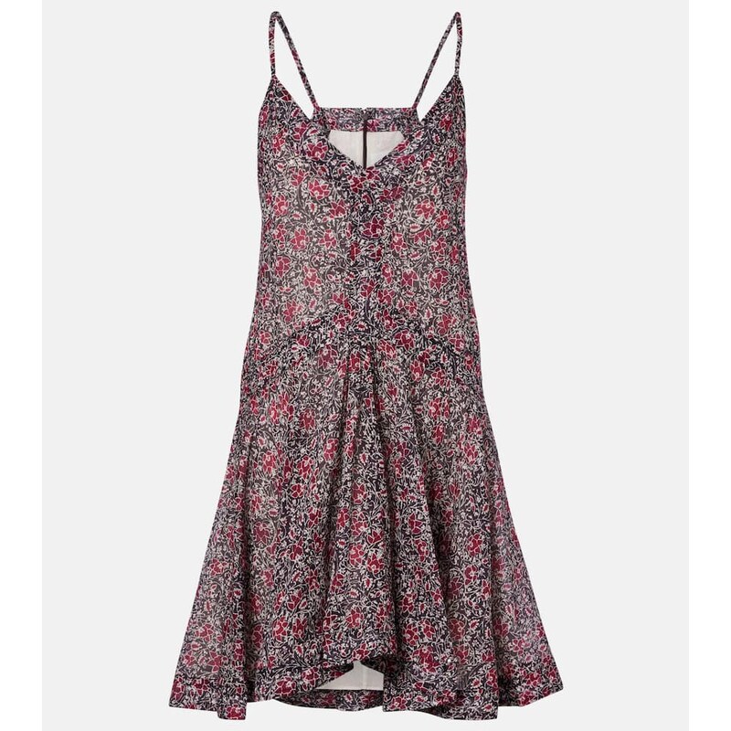 Marant Etoile Danielle floral cotton voile minidress