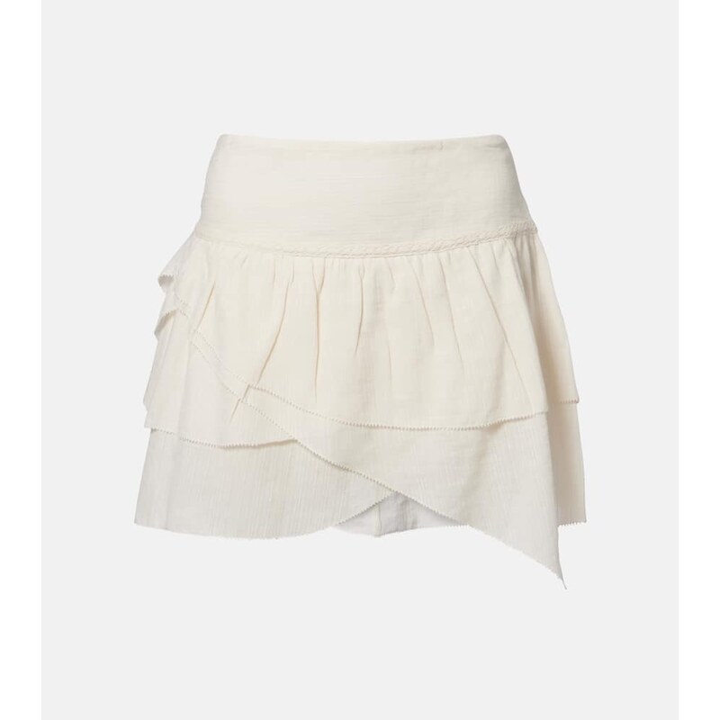 Marant Etoile Dejha cotton and linen-blend miniskirt