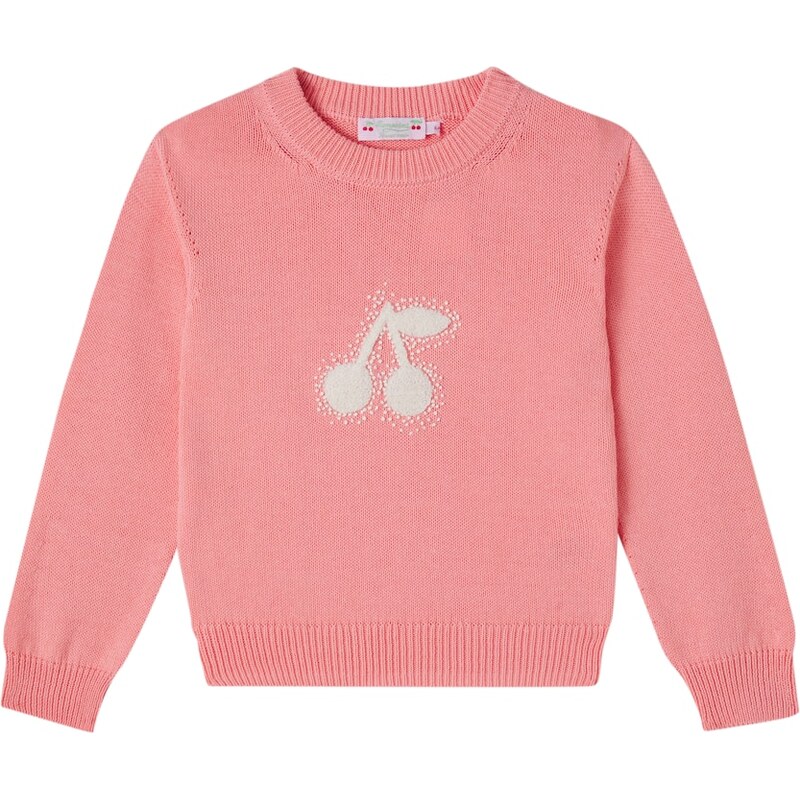 Bonpoint Liesel embroidered cotton sweater
