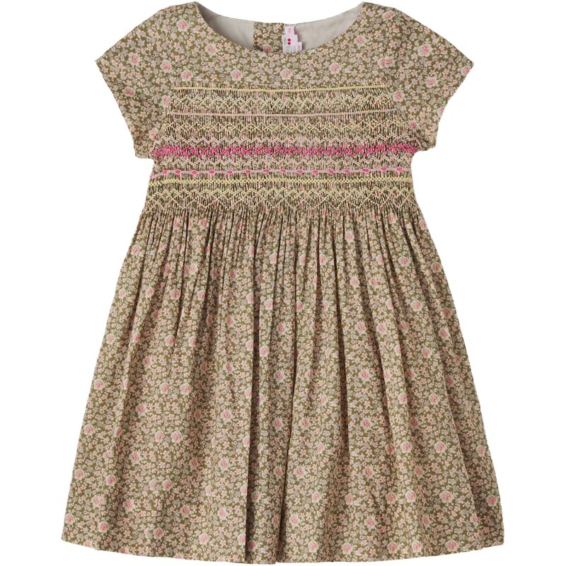 Bonpoint Duchesse smocked floral cotton dress