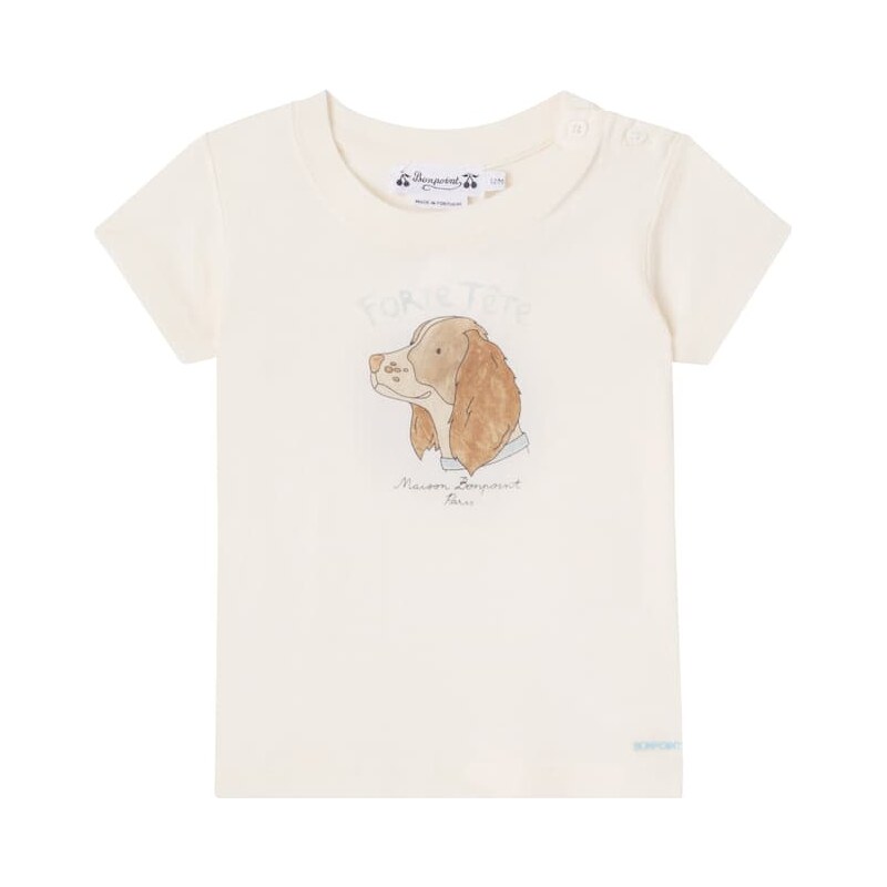 Bonpoint Baby Tom printed cotton jersey T-shirt