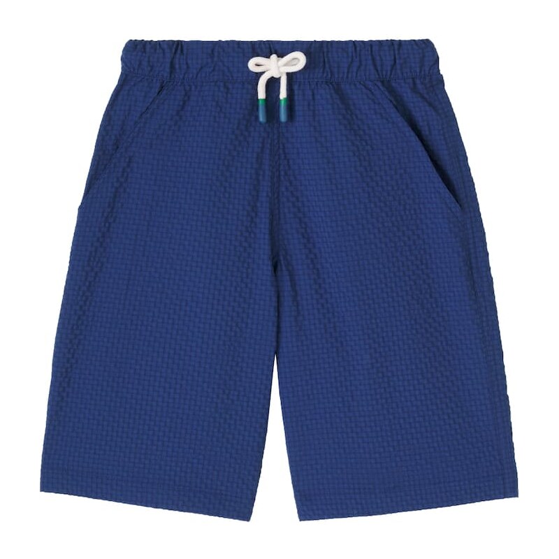 Bonpoint Ethan checked patch-appliquÃ shorts