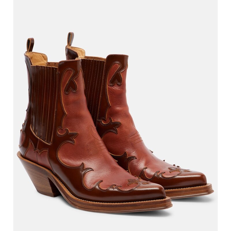 Gabriela Hearst Cassidy leather cowboy boots