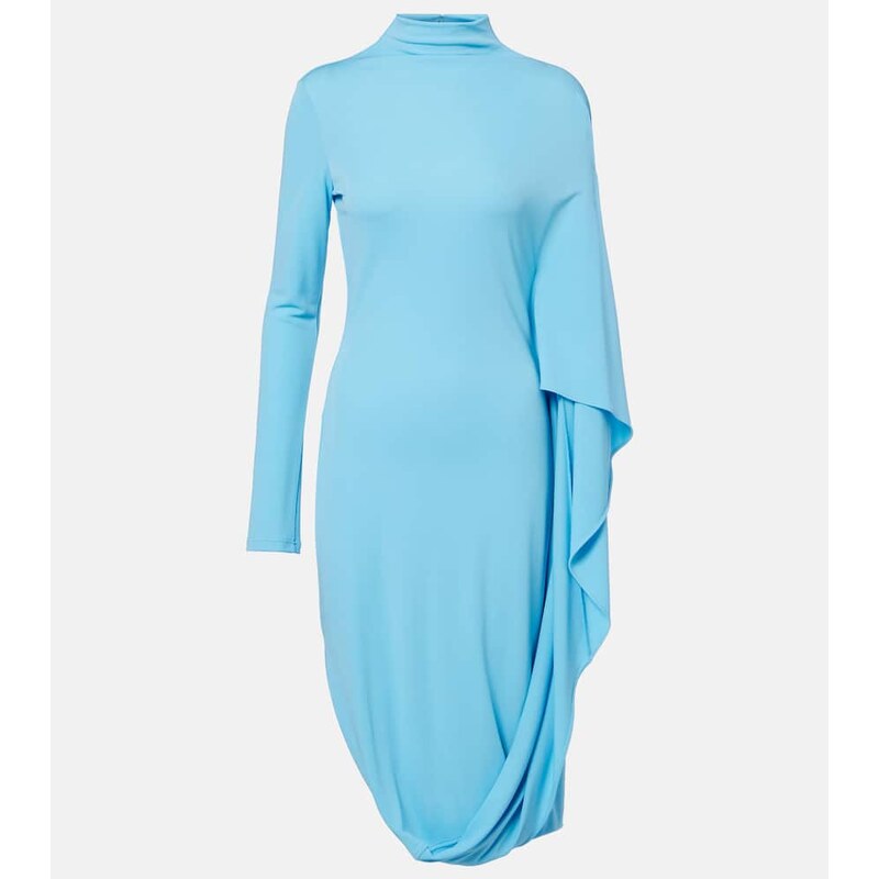 Stella McCartney Draped jersey midi dress