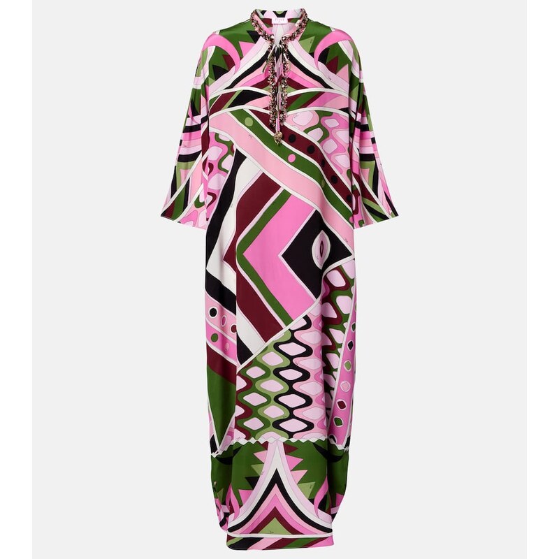 Pucci Vivara silk satin kaftan