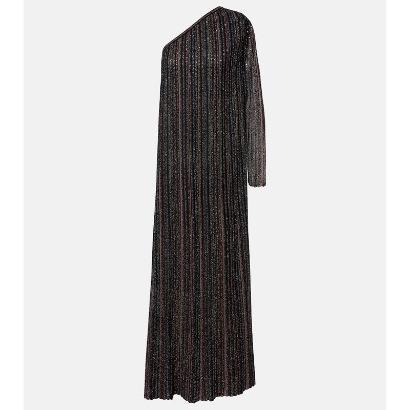 Missoni Chevron lamÃ maxi dress