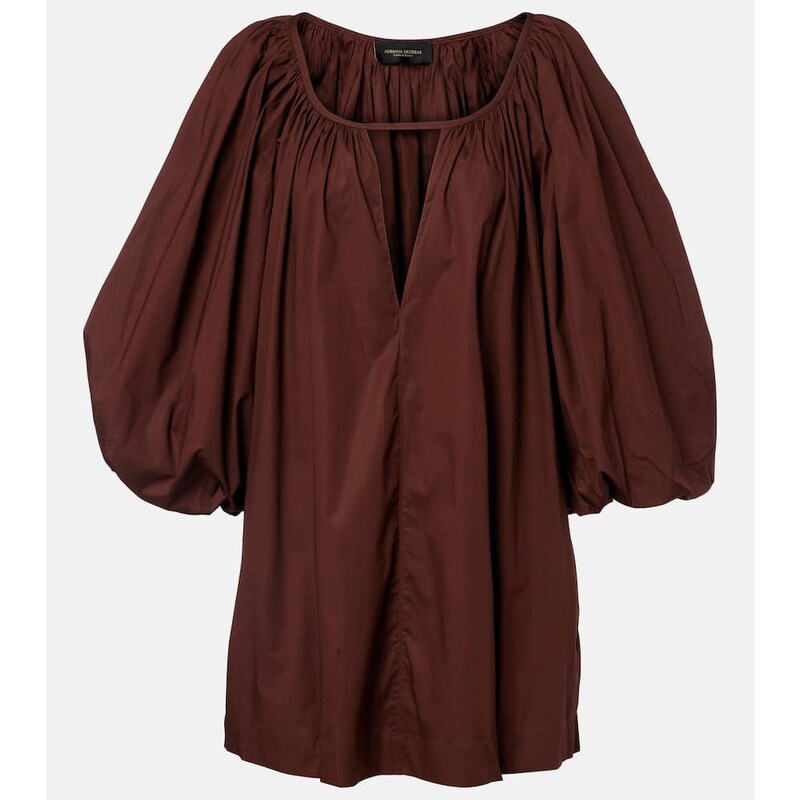 Adriana Degreas Cotton-blend minidress
