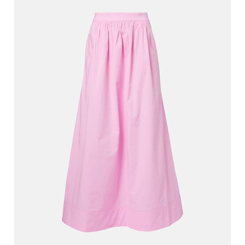 Adriana Degreas Opulence cotton maxi skirt