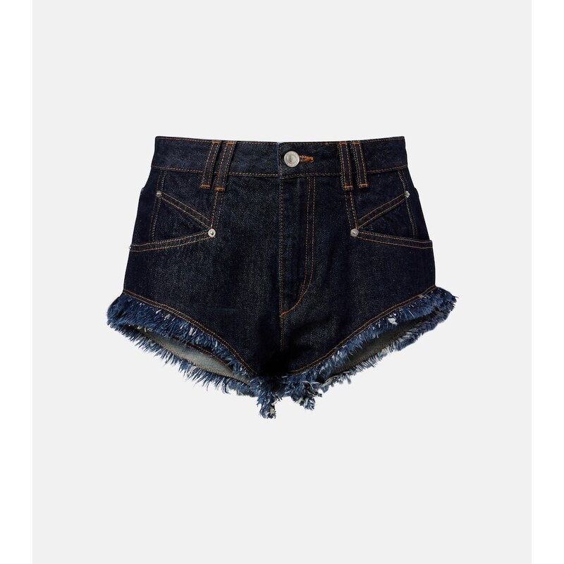 Isabel Marant Eneidala high-rise denim shorts