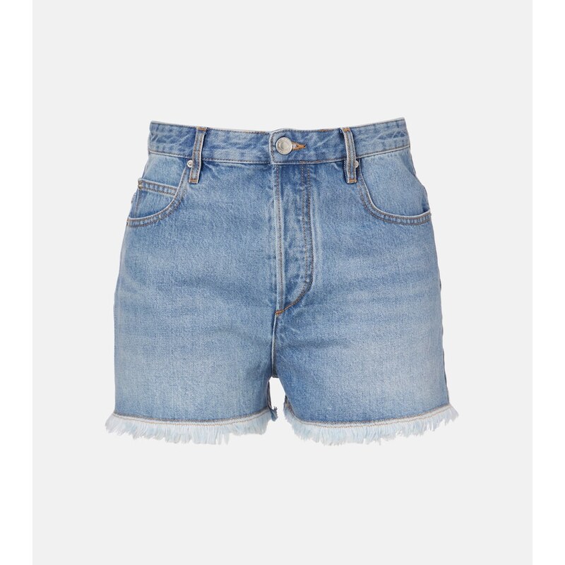Isabel Marant Lesia high-rise denim shorts