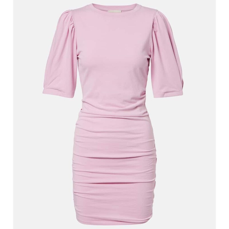 Isabel Marant Mylda draped cotton jersey minidress