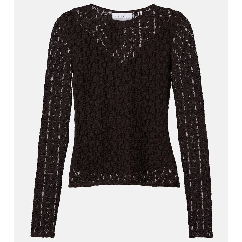 Velvet Tori lace top