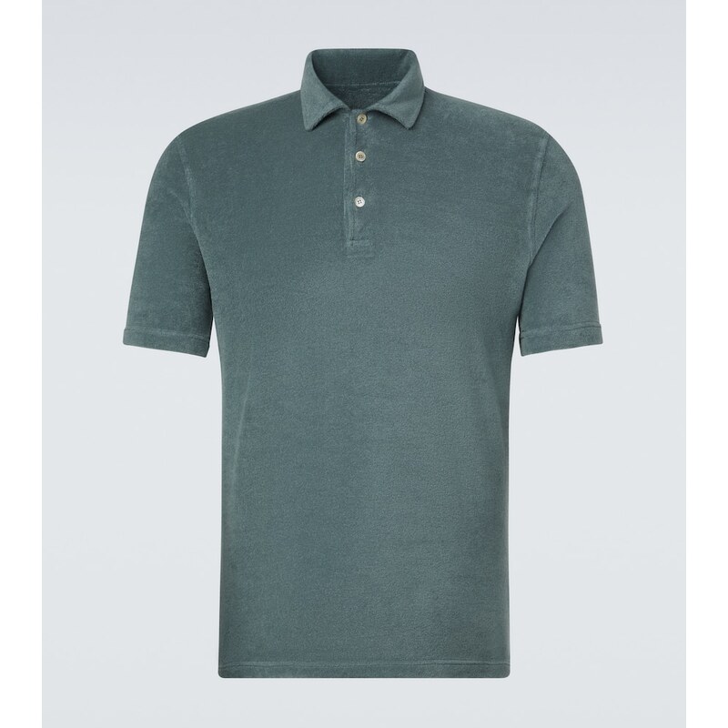 Fedeli Mondial cotton terry polo shirt