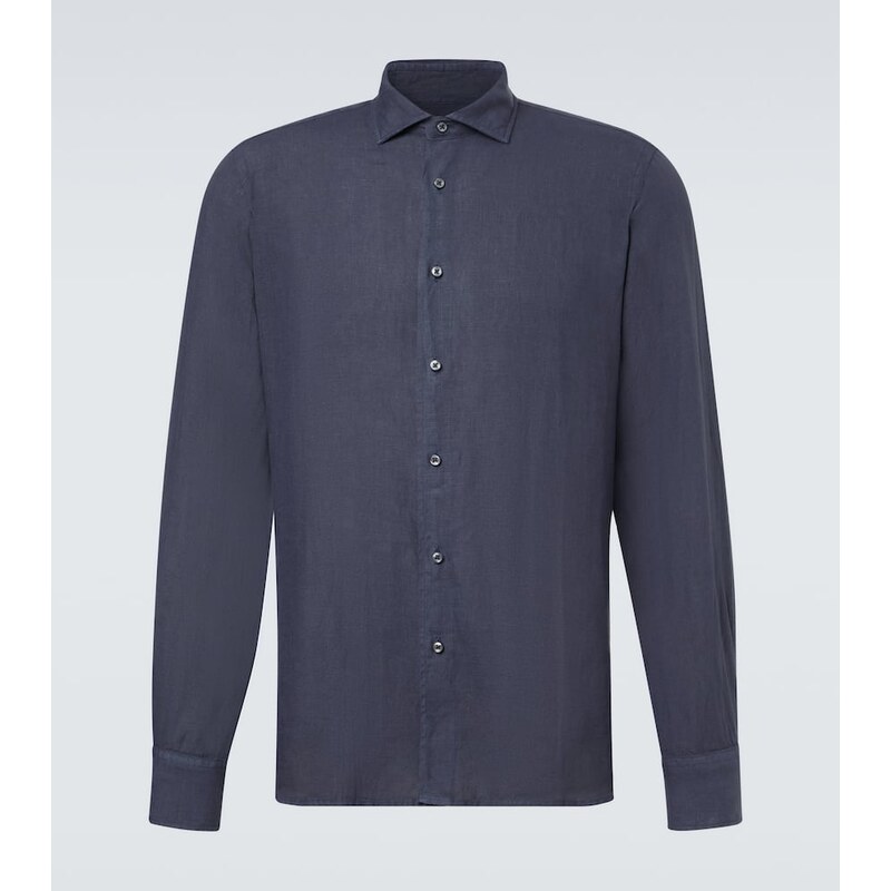 Fedeli Nick linen shirt