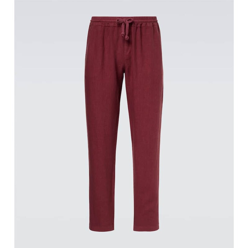 Fedeli Linen tapered pants