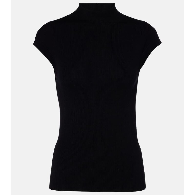 Jardin des Orangers Ribbed-knit virgin wool top