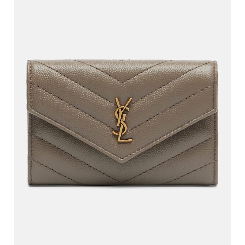 Saint Laurent Cassandre leather card holder