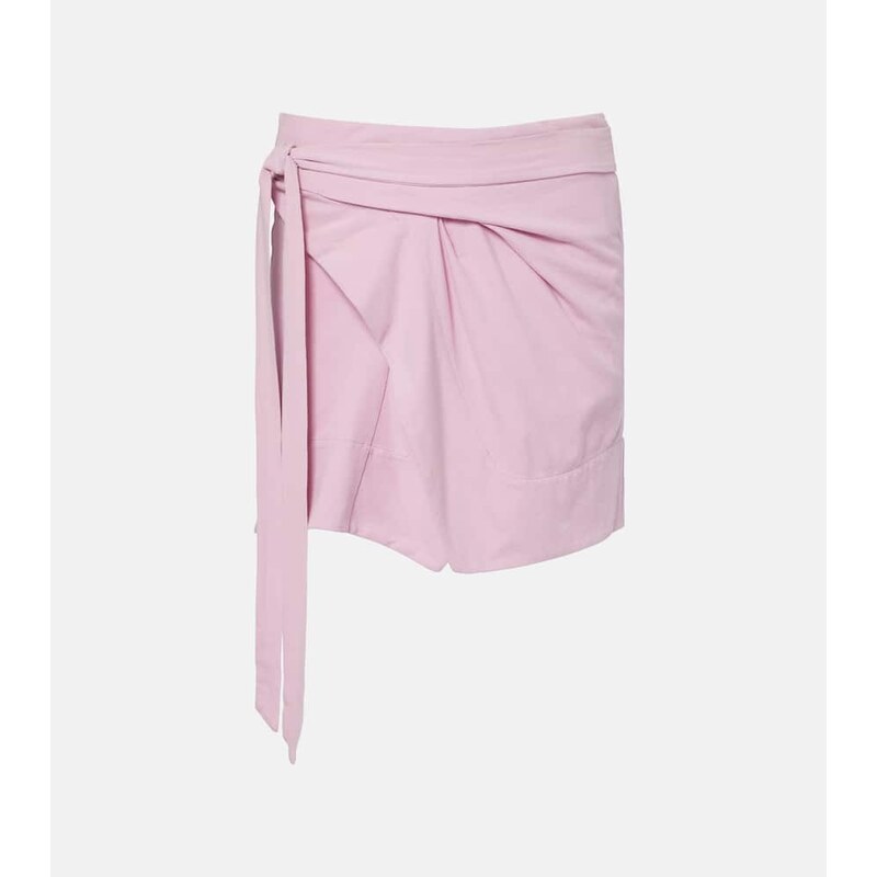 Isabel Marant Berenice draped cotton wrap skirt