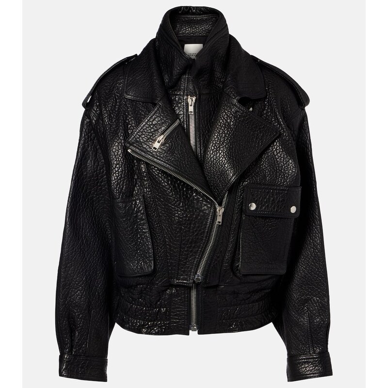Isabel Marant Aneli leather biker jacket