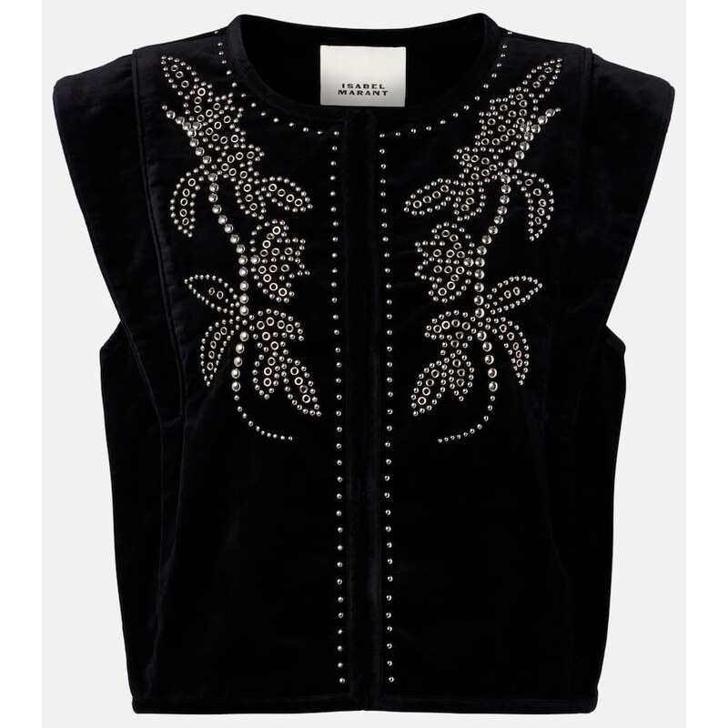 Isabel Marant Poppy embellished vest