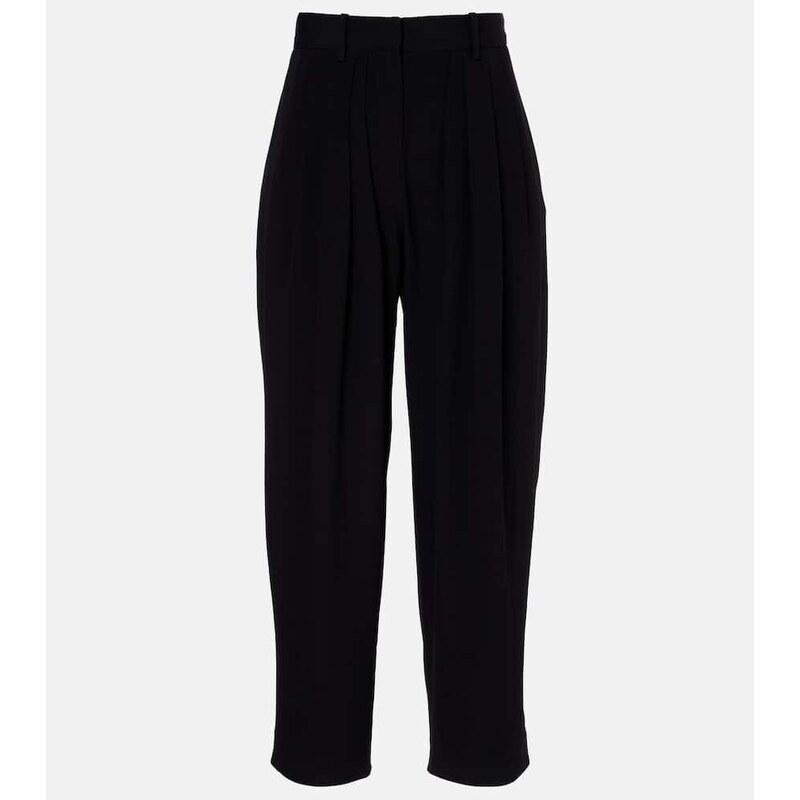 Isabel Marant Janice high-rise crÃªpe wide-leg pants