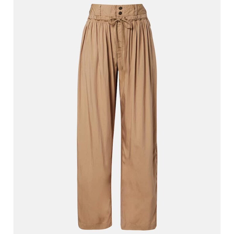 Isabel Marant Inaya layered wide-leg pants
