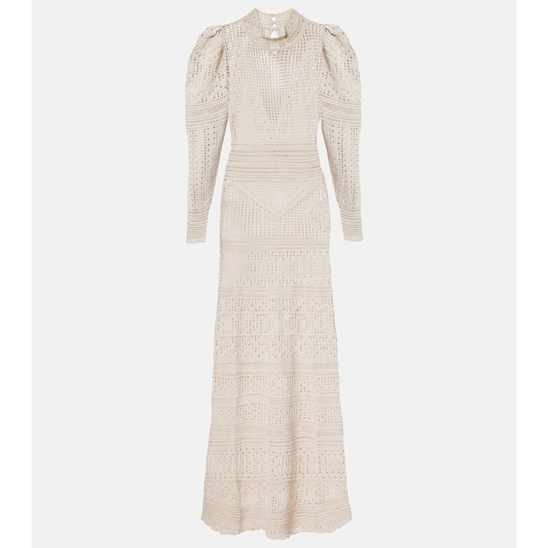 Isabel Marant Dione open-knit maxi dress