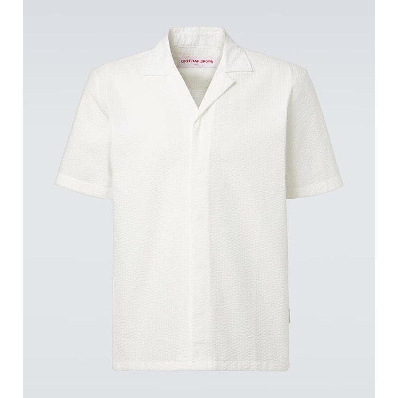 Orlebar Brown Maitan cotton bowling shirt
