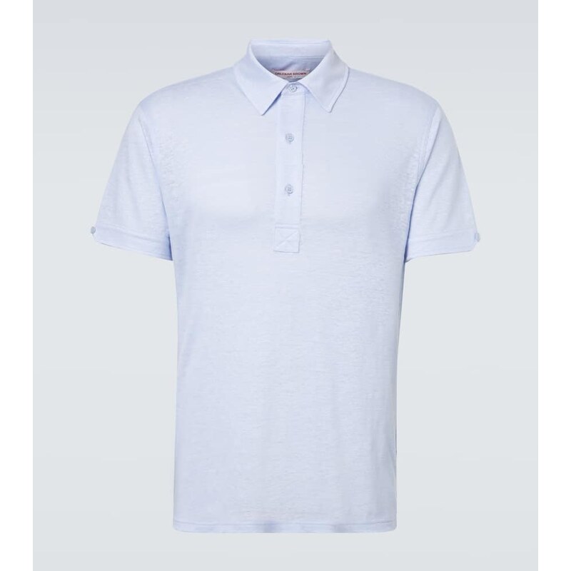 Orlebar Brown Sebastian linen polo shirt
