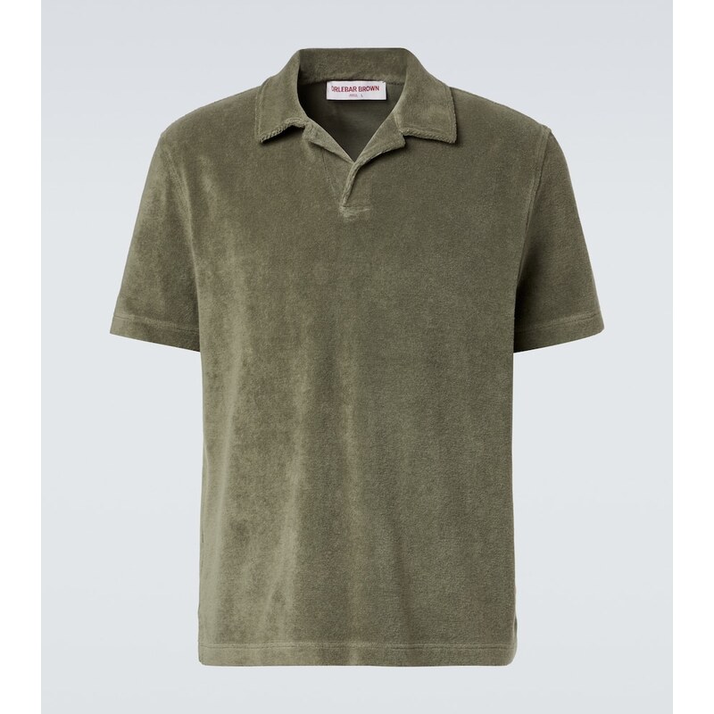 Orlebar Brown Terry Resort cotton terry polo shirt