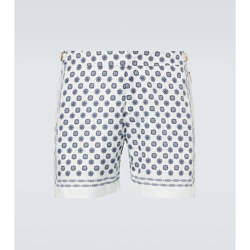 Orlebar Brown Bulldog printed swim trunks