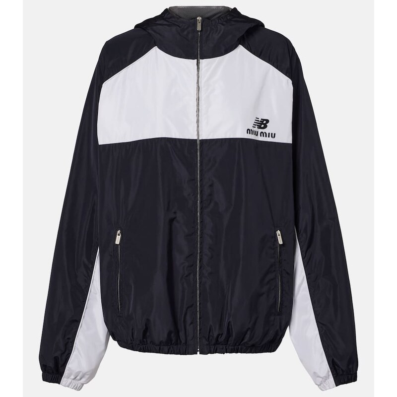 Miu Miu x New Balance poplin track jacket