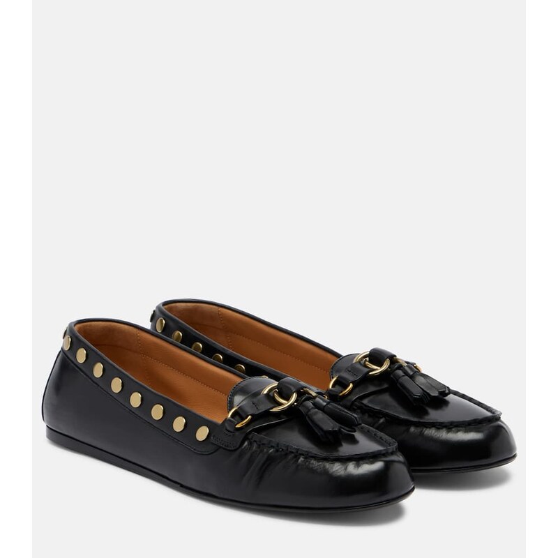 Isabel Marant Faxel studded leather moccasins