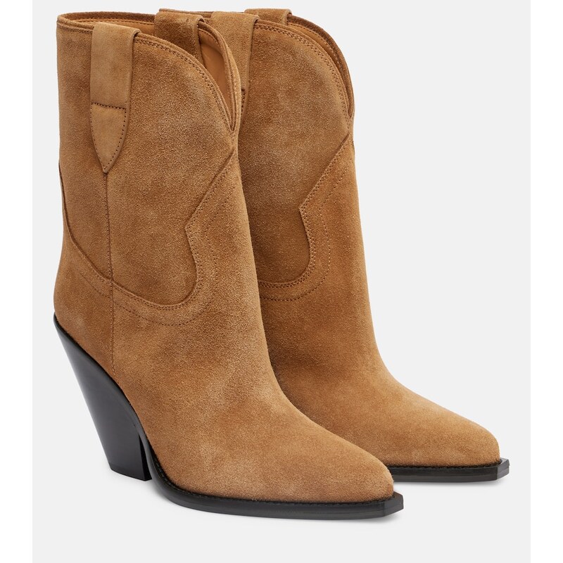 Isabel Marant Leyane suede cowboy boots
