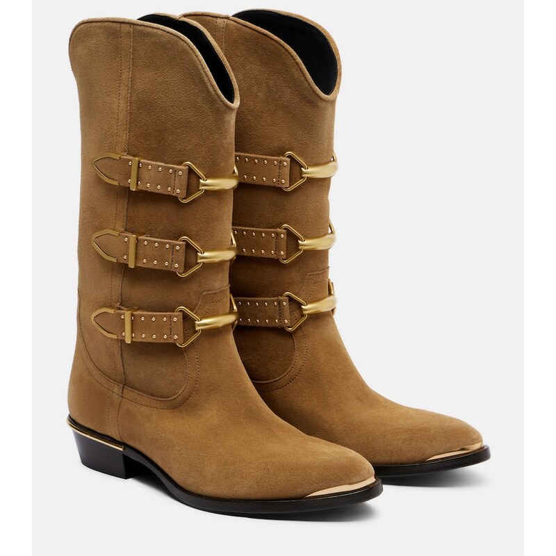 Isabel Marant Mexia 35 suede cowboy boots