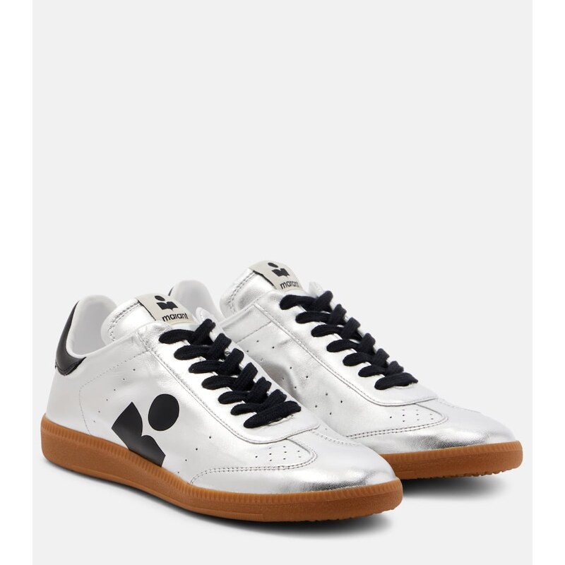 Isabel Marant Kaycee metallic leather sneakers