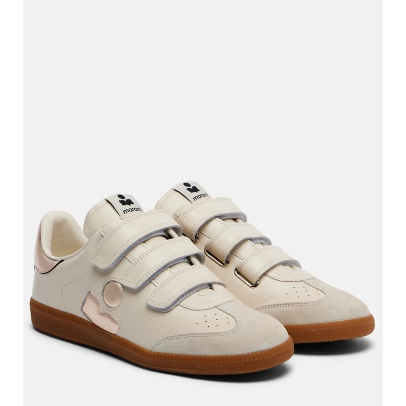 Isabel Marant Beth leather and suede sneakers