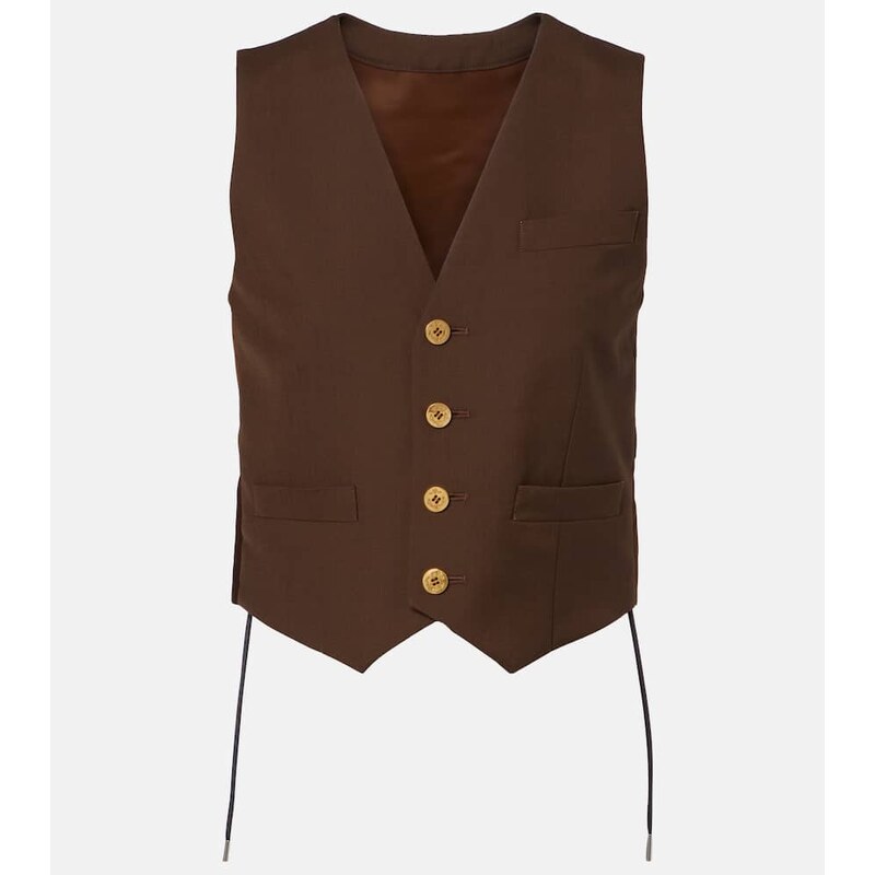 Dámská vesta Sacai Paneled vest v elegantním provedení
