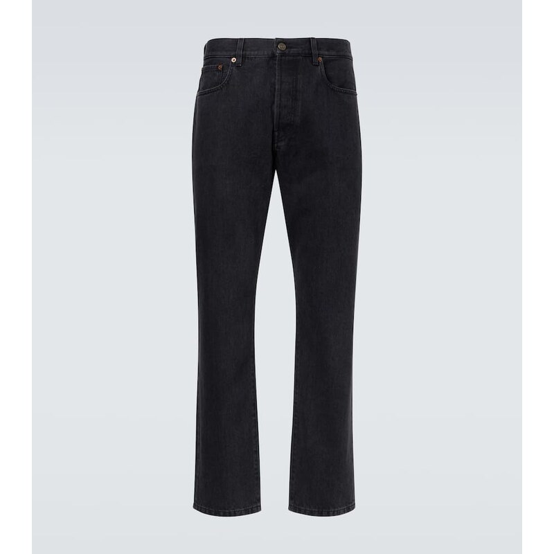 Valentino Mid-rise straight jeans